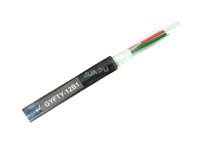Câble extérieur non métallique de fibre multimode de noyau du câble optique GYFTY 4 de fibre 0