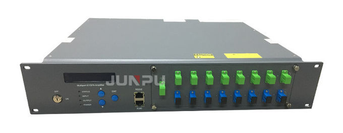 WDM Edfa 8 de Junpu 1550nm met en communication 16dbm appliqué pour le support de l'équipement 2U de FTTH 1