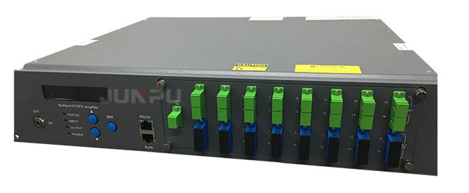 combinateur de Catv Edfa des ports 2U 16, amplificateur 1550nm de fibre enduit par erbium de WDM 3