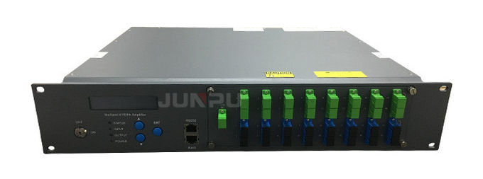 Amplificateur optique du port 1550nm du port 32 d&#39;entrée Edfa Wdm rf avec le laser de JDSU 6
