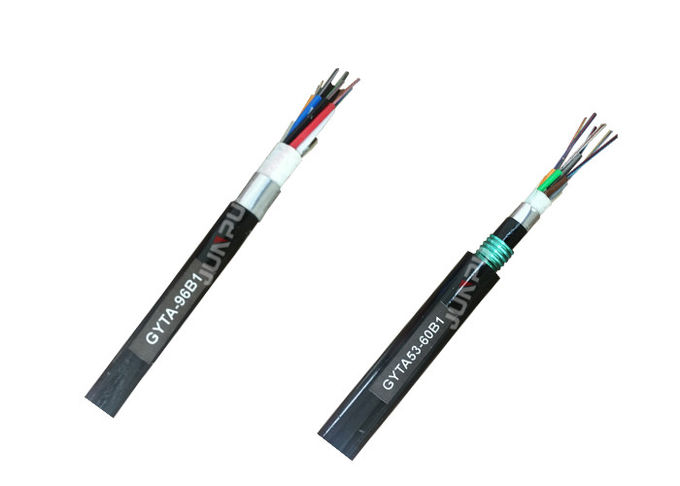 Câble optique extérieur de fibre multimode de GYFTA, câble optique de fibre pour FTTH 0