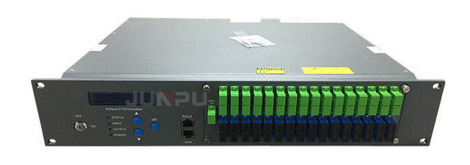 Amplificateur optique 18dbm de WDM Edfa 1550nm de port de Junpu Catv Gpon 64 avec le contrôle de Web 5