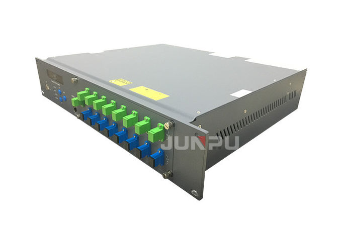 Combinateur de WDM Edfa du réseau FTTH, amplificateur 19dbm de Catv de 8 ports avec le SNMP 2