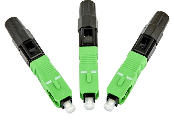 Connecteur rapide à fibre optique, le connecteur rapide sc apc s'applique au FTTH 1