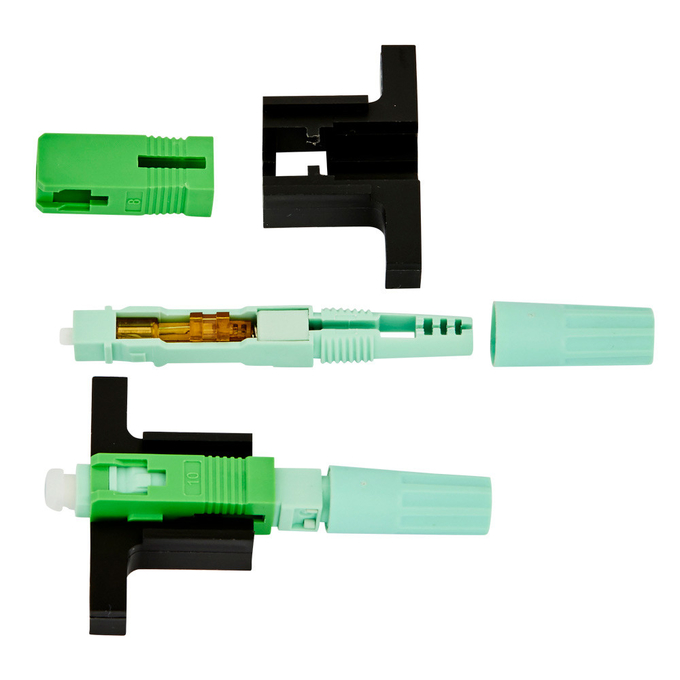 Le connecteur rapide optique incorporé d'ensemble de fibre de Sc UPC s'appliquent pour FTTH 1