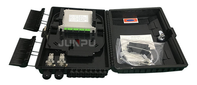 Boîte de distribution optique de fibre du matériel FDB 16 d'ABS avec le diviseur de PLC de cassette 2