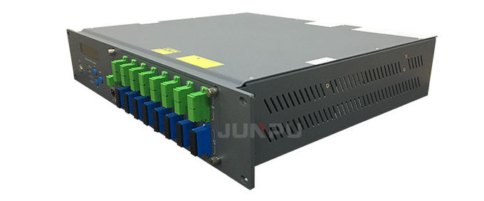 WDM 1310 de Junpu le combinateur 16 de 1490 1550nm Edfa met en communication par sortie de 15dBm 2