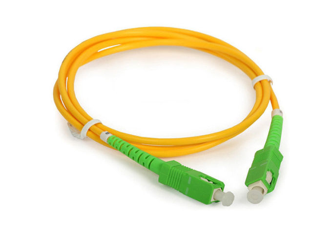 Câbles de raccordement à fibre optique SC APC, fournisseur de cordon de raccordement à fibre optique pour FTTH G652D 1