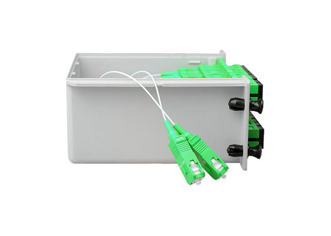 Boîte de diviseur de Sc UPC 1x16 pour le câble optique de fibre, diviseur optique de fibre de PLC de cassette 2