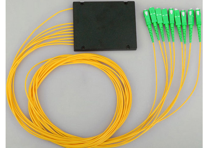 Boîtier de câble à fibre optique monomode 1x8 SC APC, boîtier de répartiteur plc 1X8 SC UPC 2