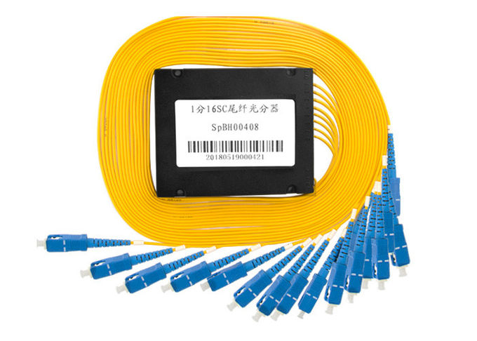 boîte optique de diviseur de fibre de PLC 1X16 dans le connecteur de Sc UPC pour des systèmes de FTTX 2