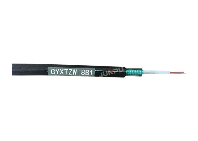 Noyau optique extérieur durable G.652D unimodal du câble F8 8 de correction de fibre de GYXTZW 0