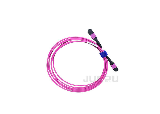 la corde de correction optique de la fibre 40G 8/12/24 corde de correction creuse de SM/millimètre/OM3 MPO fibre 0