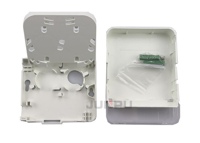 Couleur blanche optique transparente d'ABS de PC de boîte d'arrêt de fibre de Ftth de bouchon anti-poussière 2